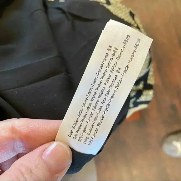 Traffic People A Star is Born Gold Star Open Blazer Small - Picture 4 of 6